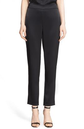 ST. JOHN St. John Collection Emma Satin Ankle Pants