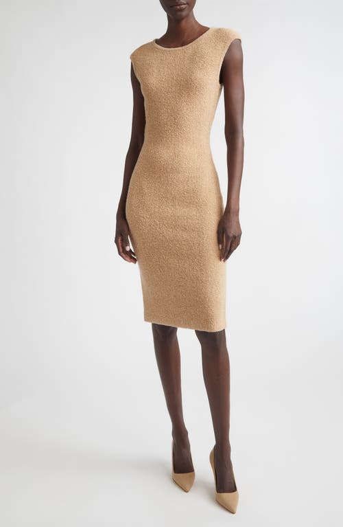ST. JOHN ST. JOHN Cotton & Wool Blend Tweed Sweater Dress