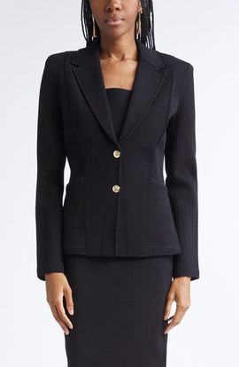 ST. JOHN ST. JOHN Erin Santa Roma Knit Jacket
