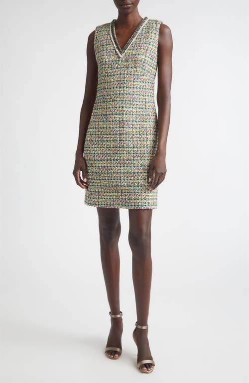 ST. JOHN ST. JOHN Forest Tweed Dress