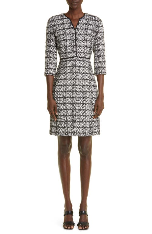 ST. JOHN ST. JOHN Jared Bouclé Tweed Sheath Dress