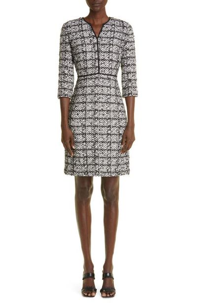 ST. JOHN ST. JOHN Jared Bouclé Tweed Sheath Dress