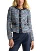 St. John St. John Leather Trim Tweed Jacket - 1
