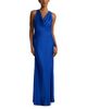 St. John St. John Liquid Satin Cowl Neck Dress - 3