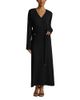 St. John St. John Long Sleeve Tie Waist Maxi Dress - 1