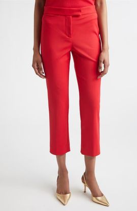 ST. JOHN ST. JOHN Luxe Twill Crop Pants