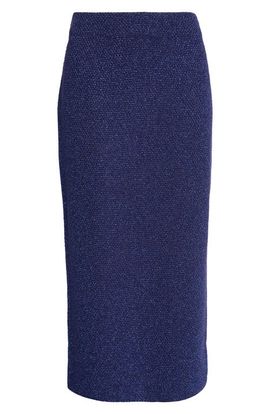 ST. JOHN ST. JOHN Margot Metallic Sweater Skirt