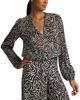 St. John St. John Printed V Neck Tunic Top - 1