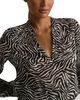 St. John St. John Printed V Neck Tunic Top - 3