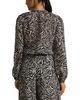 St. John St. John Printed V Neck Tunic Top - 4
