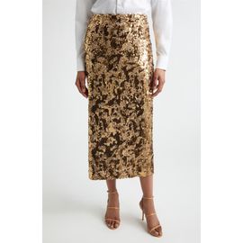 ST. JOHN ST. JOHN Stevie Stretch Sequin Midi Skirt