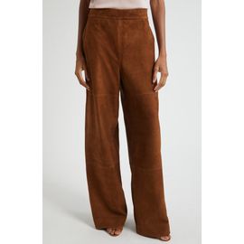 ST. JOHN ST. JOHN Suede Wide Leg Pants