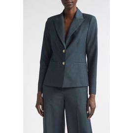 ST. JOHN ST. JOHN Wool Blend Stretch Mélange Jacket
