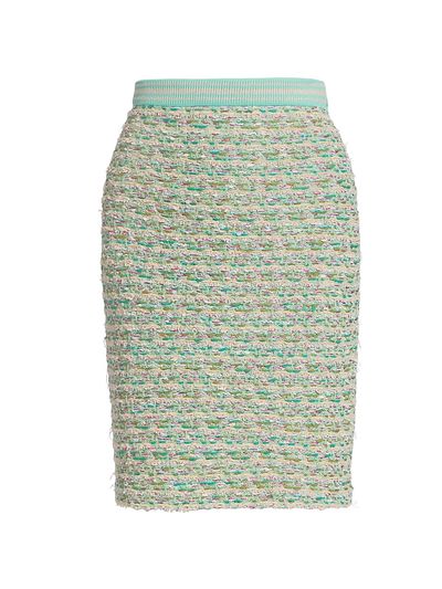 St. John Women's Bouclé Tweed Pencil Skirt