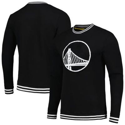 Stadium Essentials Men's Stadium Essentials Black Golden State Warriors Club Level Pullover Sweatshirt 