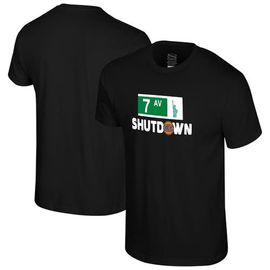 Stadium Essentials Men's Stadium Essentials Black New York Knicks 7th Avenue Shutdown T-Shirt 