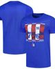 Stadium Essentials Men's Stadium Essentials Royal Philadelphia 76ers City Skyline T-Shirt  - 1