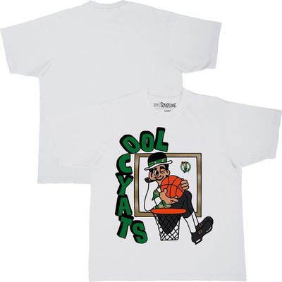Stadium Essentials Men's Stadium Essentials White Boston Celtics NBA x Staycool Mascot Oversized T-Shirt 