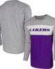 Stadium Essentials Stadium Essentials Unisex Heather Gray Los Angeles Lakers Loge Long Sleeve T-Shirt  - 1