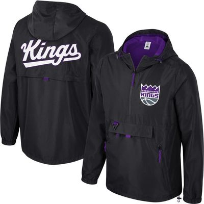 Stadium Essentials Unisex Stadium Essentials Black Sacramento Kings Compete Quarter-Zip Hoodie Jacket 
