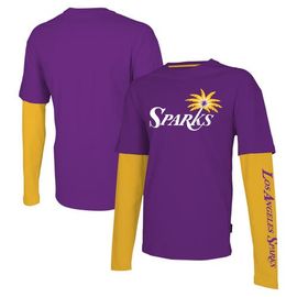 Stadium Essentials Unisex Stadium Essentials Purple Los Angeles Sparks Spectator Long Sleeve T-Shirt 