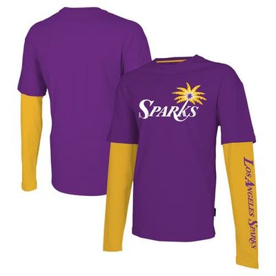 Stadium Essentials Unisex Stadium Essentials Purple Los Angeles Sparks Spectator Long Sleeve T-Shirt 
