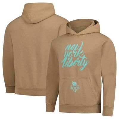 Stadium Essentials Unisex Stadium Essentials Tan New York Liberty Paradise Oversized Urban Pullover Hoodie 