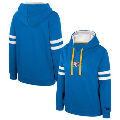 Stadium Essentials Women's Stadium Essentials Blue Oklahoma City Thunder Road Game Pullover Hoodie 