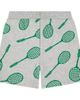 Stains and Stories by Babyface Stains and Stories by Babyface Allover Badminton Racquet Print Sweatshorts - 2