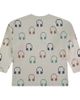 Stains and Stories by Babyface Stains and Stories by Babyface Allover Headphones Crewneck Long Sleeve T-Shirt - 2