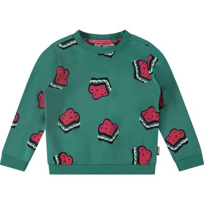 Stains and Stories by Babyface Stains and Stories by Babyface Allover Sandwich Print Sweatshirt