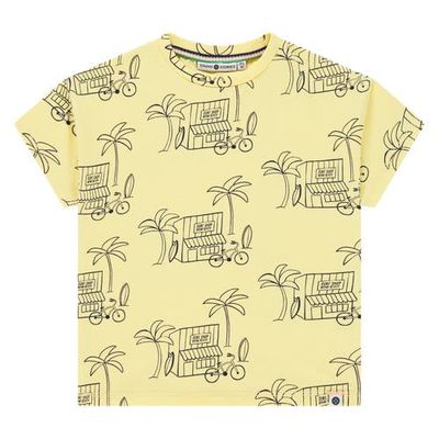 Stains and Stories by Babyface Stains and Stories by Babyface Allover Surf Shop Graphic T-Shirt
