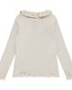 Stains and Stories by Babyface Stains and Stories by Babyface Crochet Collar Long Sleeve Top - 2