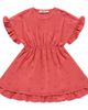 Stains and Stories by Babyface Stains and Stories by Babyface Eyelet Cinched Waist Short Sleeve Dress - 1