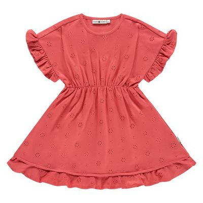 Stains and Stories by Babyface Stains and Stories by Babyface Eyelet Cinched Waist Short Sleeve Dress