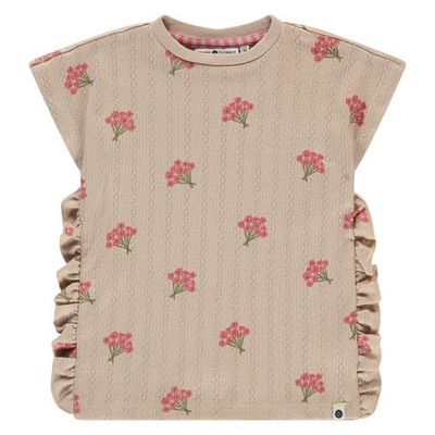 Stains and Stories by Babyface Stains and Stories by Babyface Floral Print Pointelle Top
