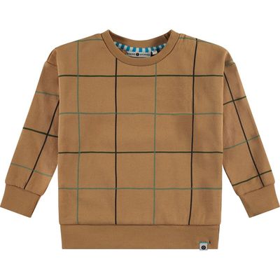 Stains and Stories by Babyface Stains and Stories by Babyface Gridline Pattern Sweatshirt