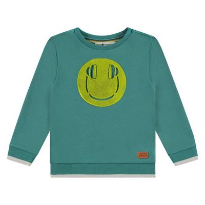 Stains and Stories by Babyface Stains and Stories by Babyface 'Headphones Smile' Terry Crewneck Sweatshirt