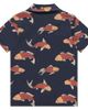 Stains and Stories by Babyface Stains and Stories by Babyface Koi Print Button Up Short Sleeve Shirt - 2