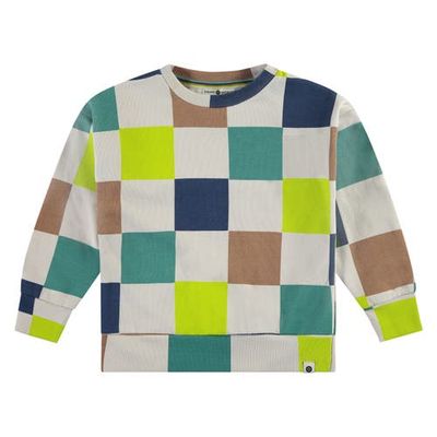 Stains and Stories by Babyface Stains and Stories by Babyface Multi-Color Check Sweatshirt