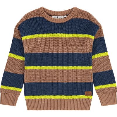 Stains and Stories by Babyface Stains and Stories by Babyface Multi-Stripe Knit Sweater