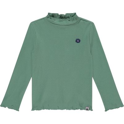 Stains and Stories by Babyface Stains and Stories by Babyface Ribbed Mock Neck Long Sleeve Shirt