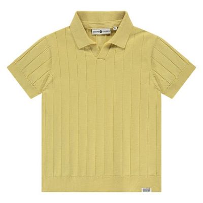 Stains and Stories by Babyface Stains and Stories by Babyface Ribbed Short Sleeve Polo