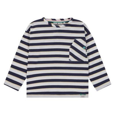 Stains and Stories by Babyface Stains and Stories by Babyface Sailor Stripe Shirt With Accent Pocket