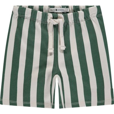 Stains and Stories by Babyface Stains and Stories by Babyface Stripe Print Sweatshorts