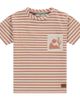 Stains and Stories by Babyface Stains and Stories by Babyface Striped Short Sleeve T-Shirt With Pocket Accent - 1
