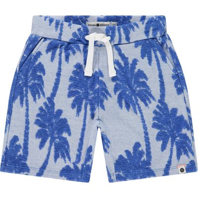 Stains and Stories by Babyface Stains and Stories by Babyface Terry Palm Tree Sweatshort