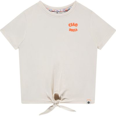 Stains and Stories by Babyface Stains and Stories by Babyface Tie Front T-Shirt