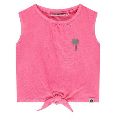 Stains and Stories by Babyface Stains and Stories by Babyface Tie Front Textured Top