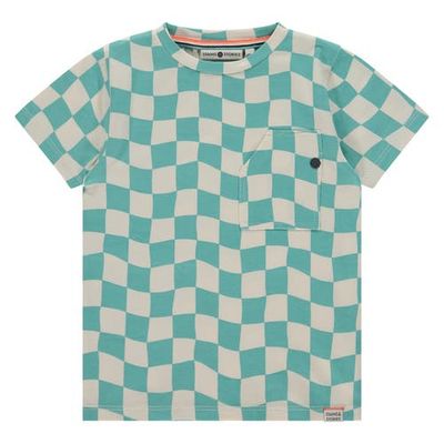 Stains and Stories by Babyface Stains and Stories by Babyface Wavy Check Short Sleeve T-Shirt